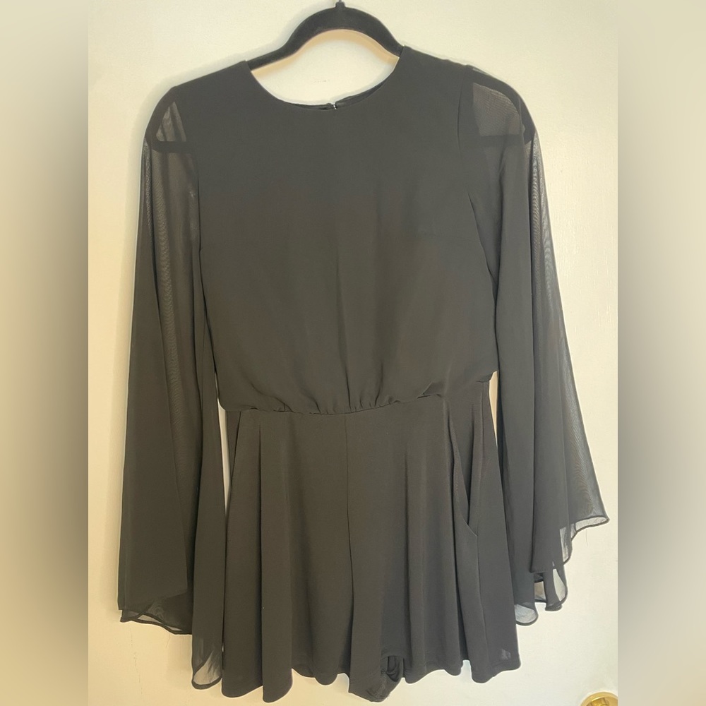 Black Topshop romper. Size 2